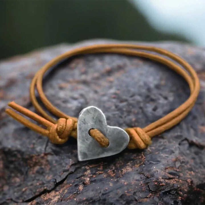 Tied In Love Leather Bracelet