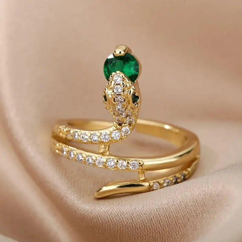 Coil Gem Ring