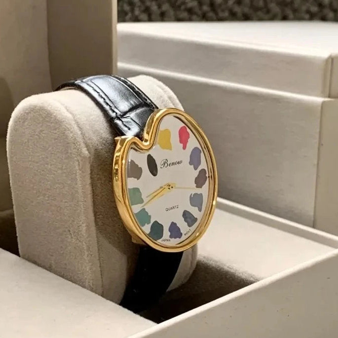 Studio Dial Leather Watch