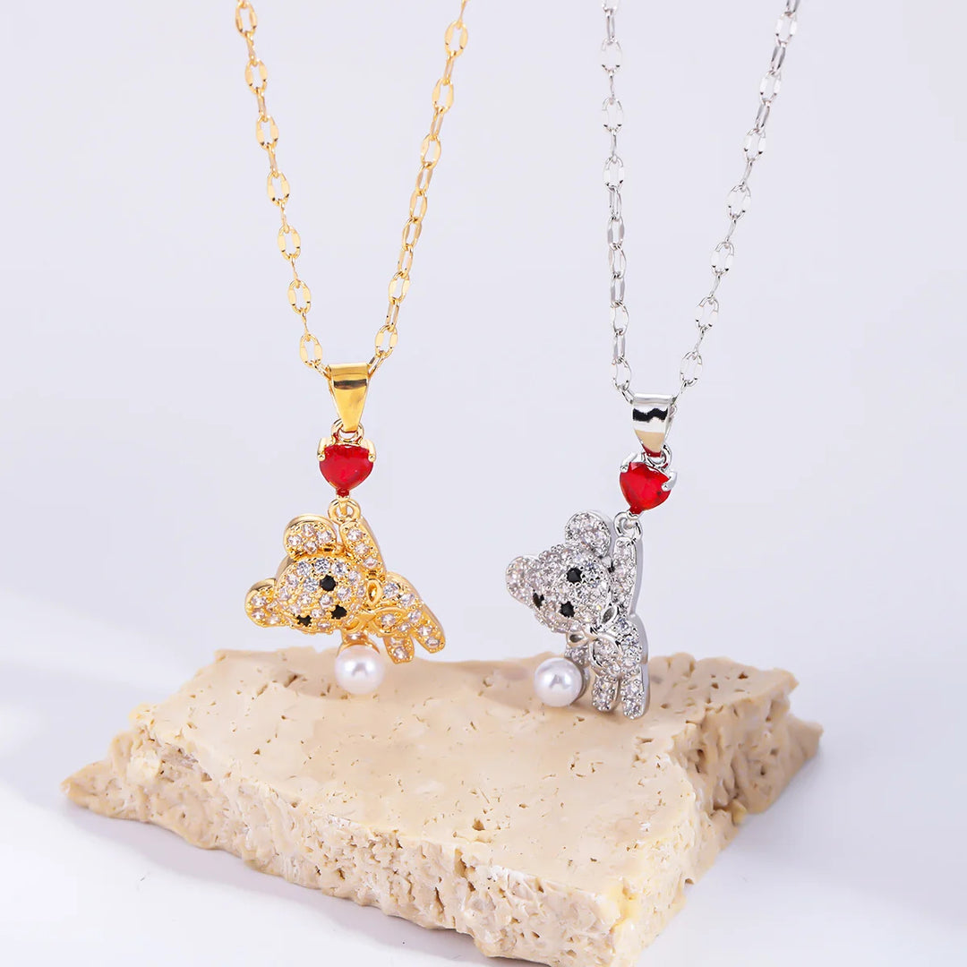 Teddy Pearl Necklace