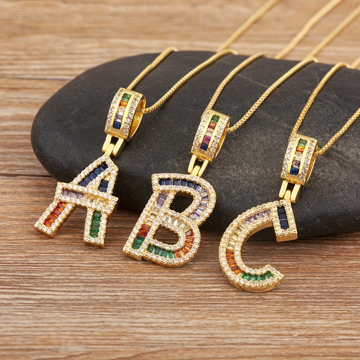 Prism Initial Necklace