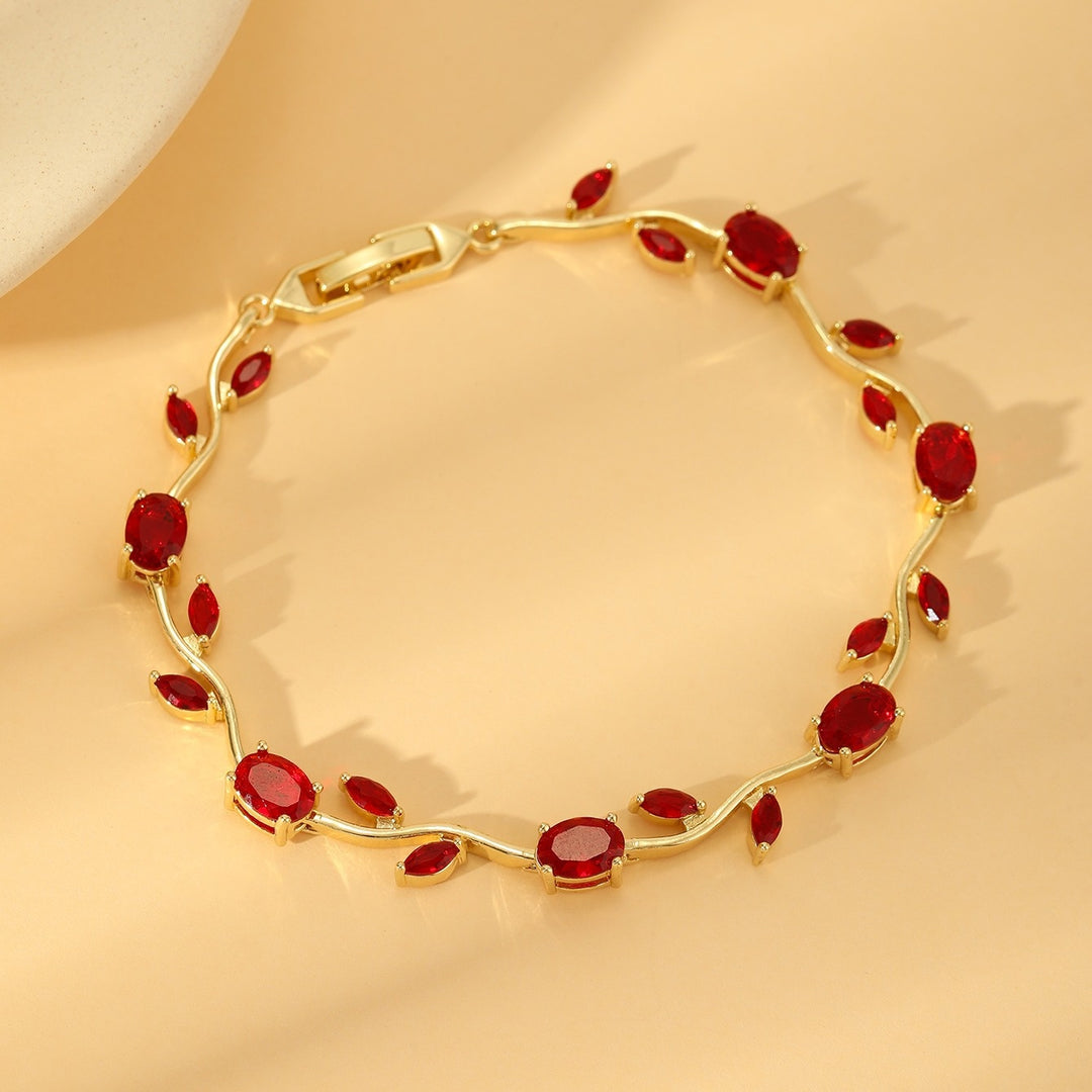 Rosette Vine Tennis Bracelet