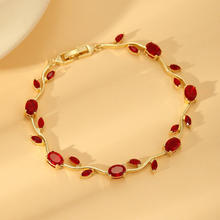 Rosette Vine Tennis Bracelet