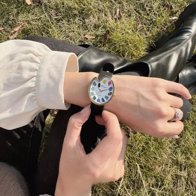 Studio Dial Leather Watch