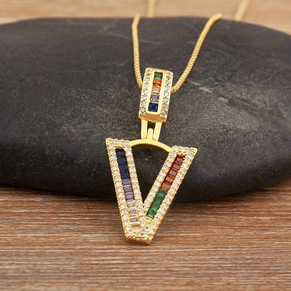 Prism Initial Necklace