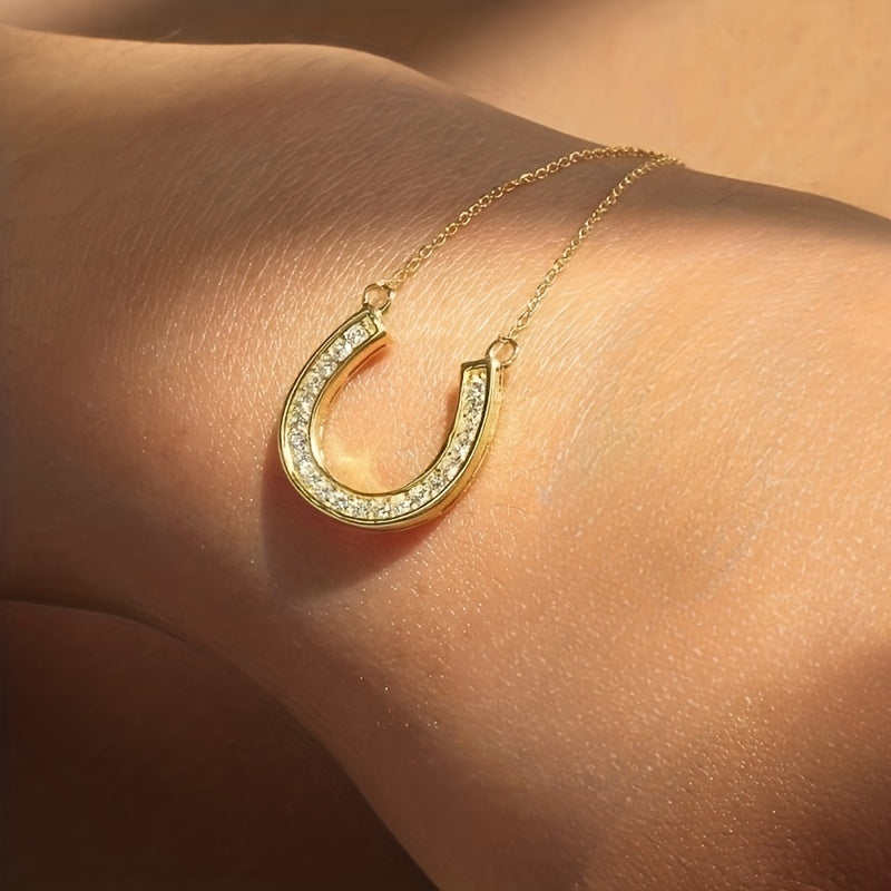 Horseshoe Pendant Necklace