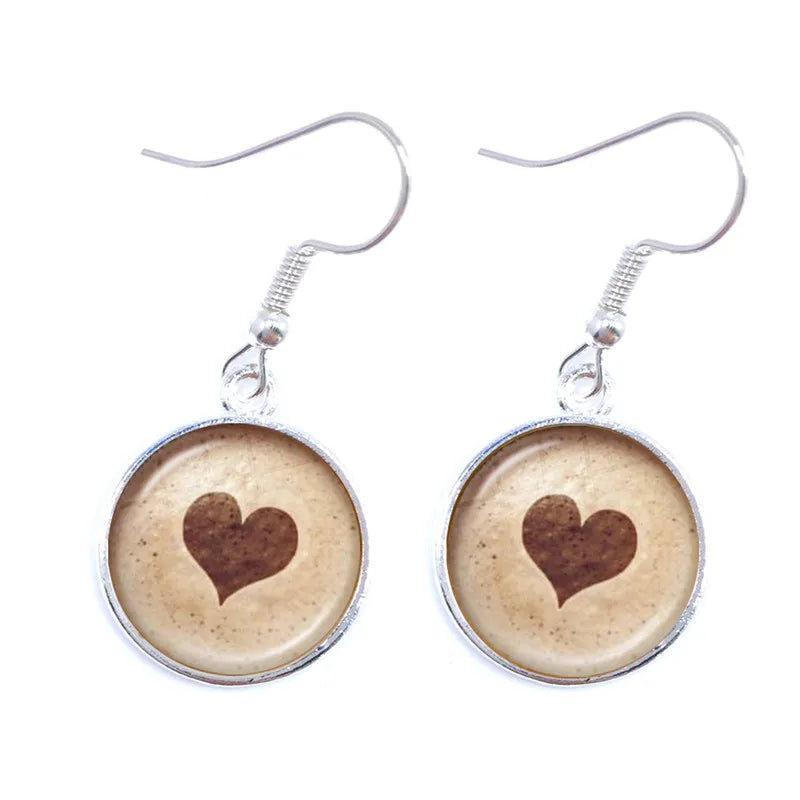 Latte Love Charm Earrings