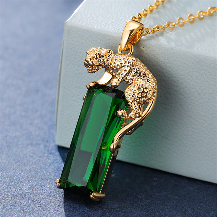 Emerald Prowl Pendant Necklace
