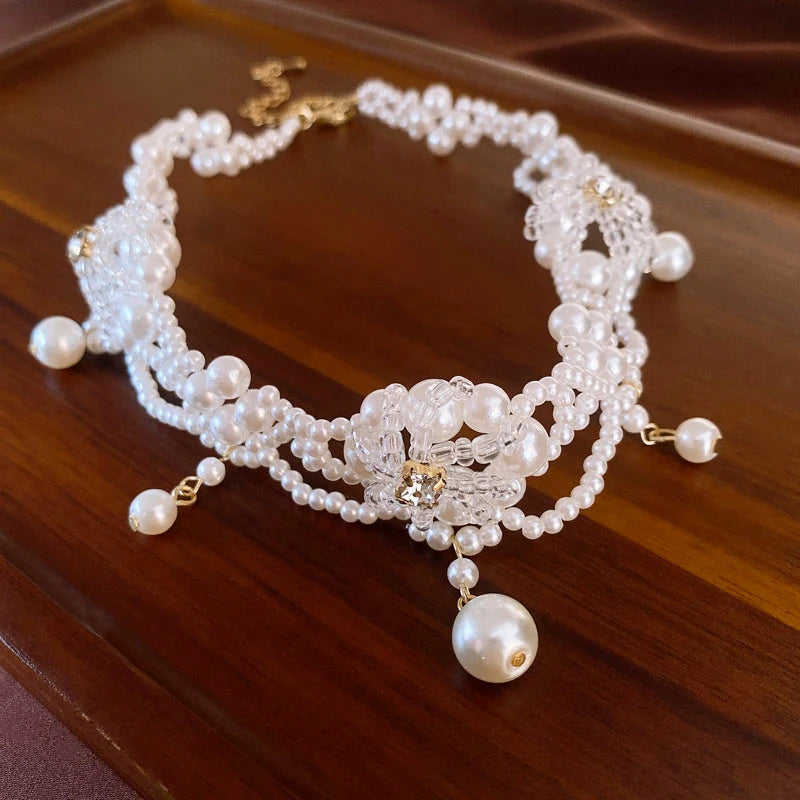 First Bloom Pearl Earrings & Necklace
