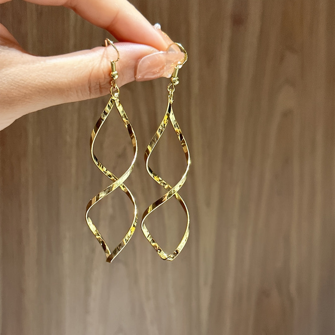 Helix Drop Earrings