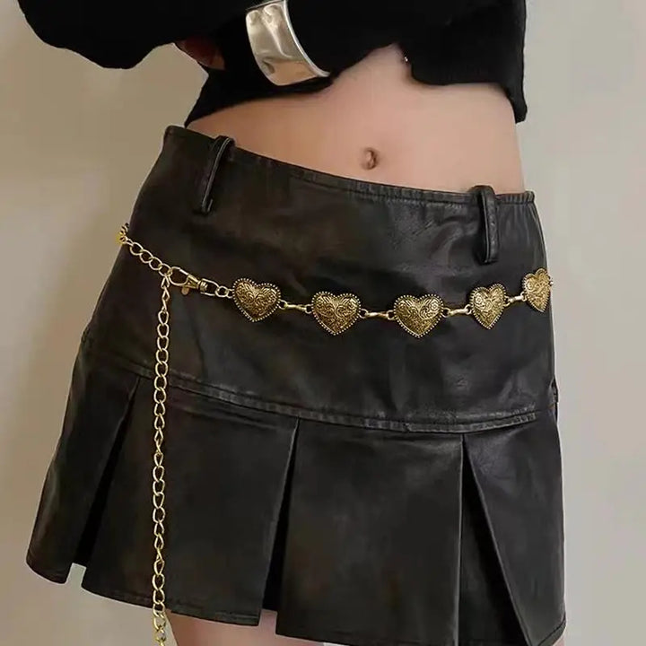Heart Tassel Waist Chain Belt