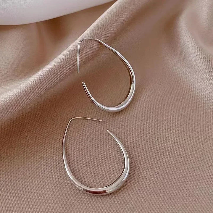 Vera Teardrop Hoop Earrings