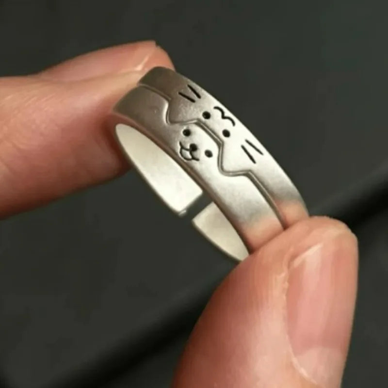 Kitten & Pup Duo Ring