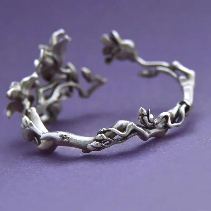 Magnolia Branch Cuff Bracelet