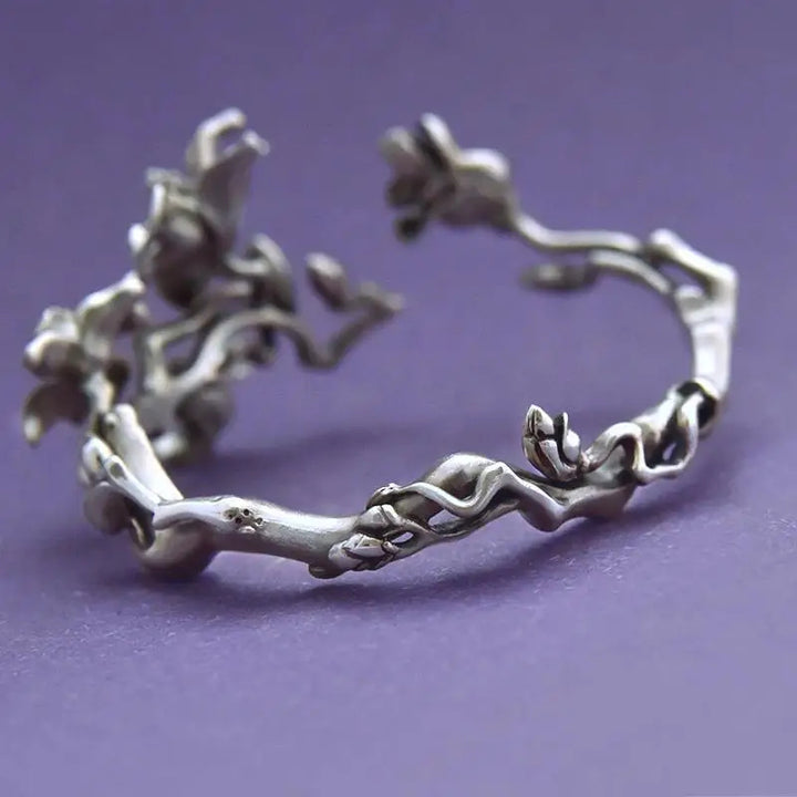 Magnolia Branch Cuff Bracelet