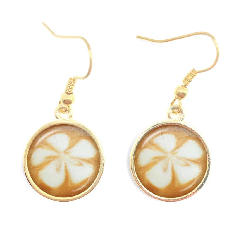 Latte Love Charm Earrings
