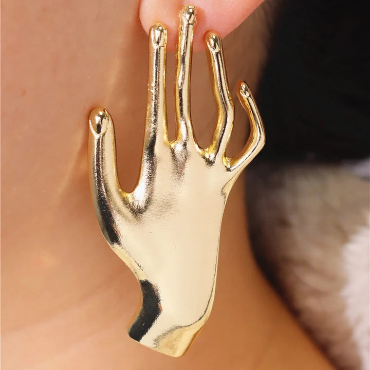 Golden Gesture Earrings