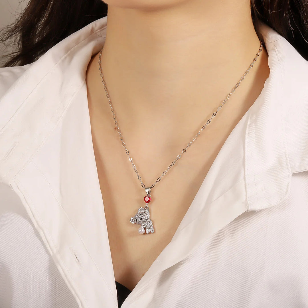 Teddy Pearl Necklace