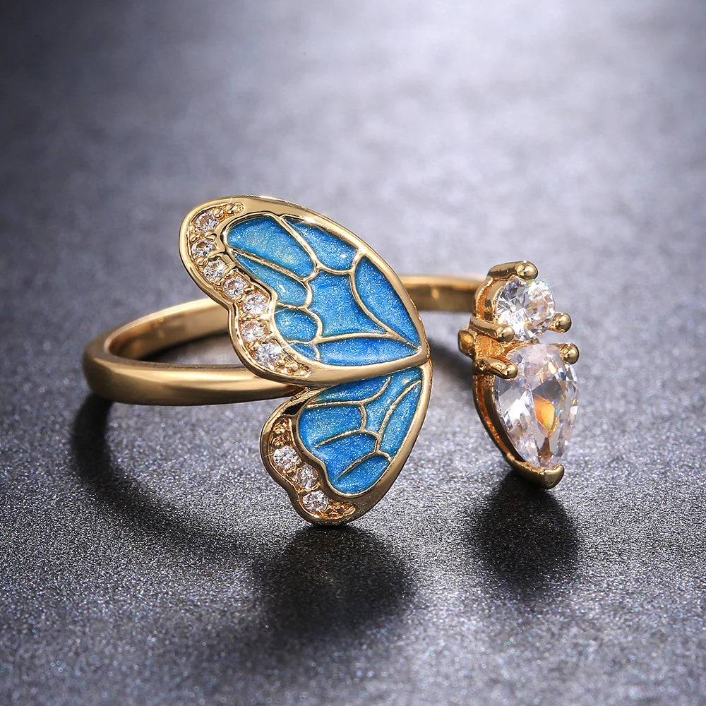 Butterfly Kiss Ring