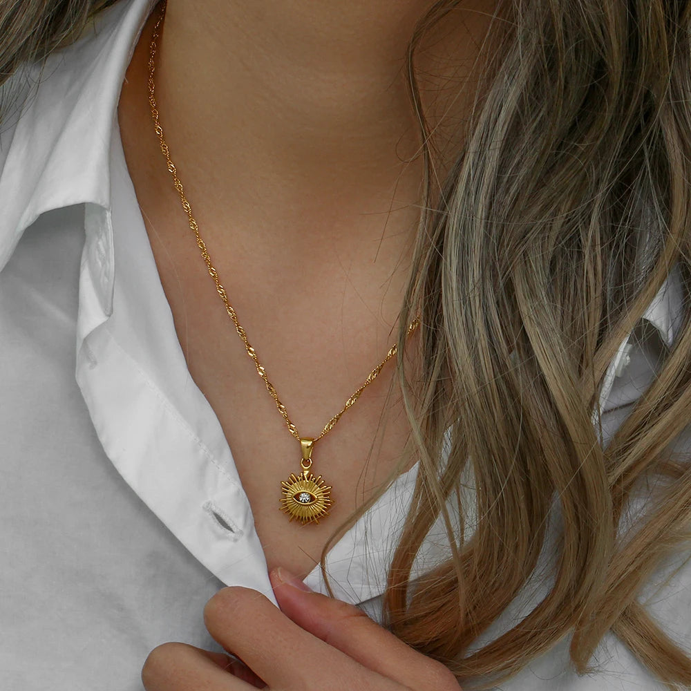 All Seeing Gold Ring