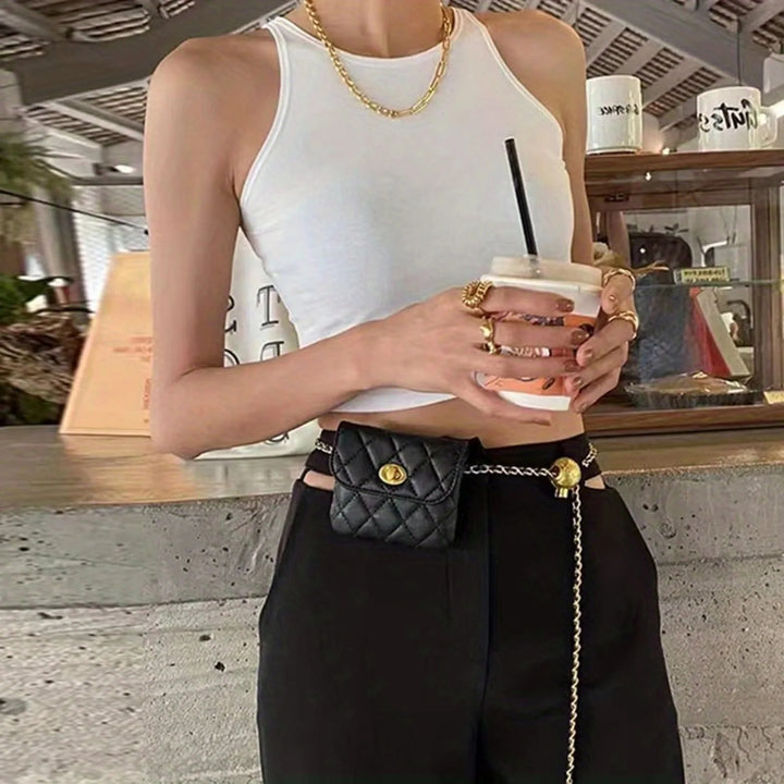 Matelassé Mini Belt Bag