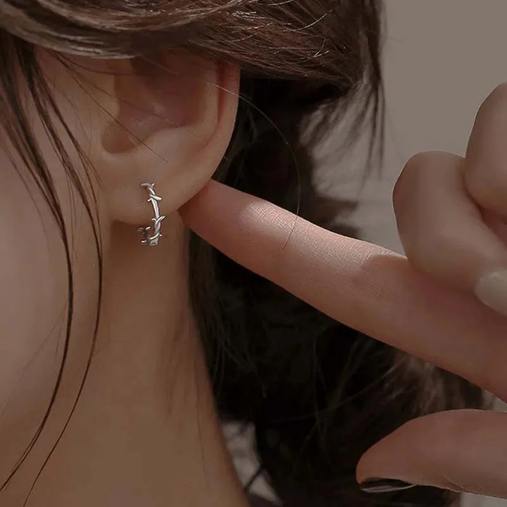 Thistle & Thorn Hoop Earrings