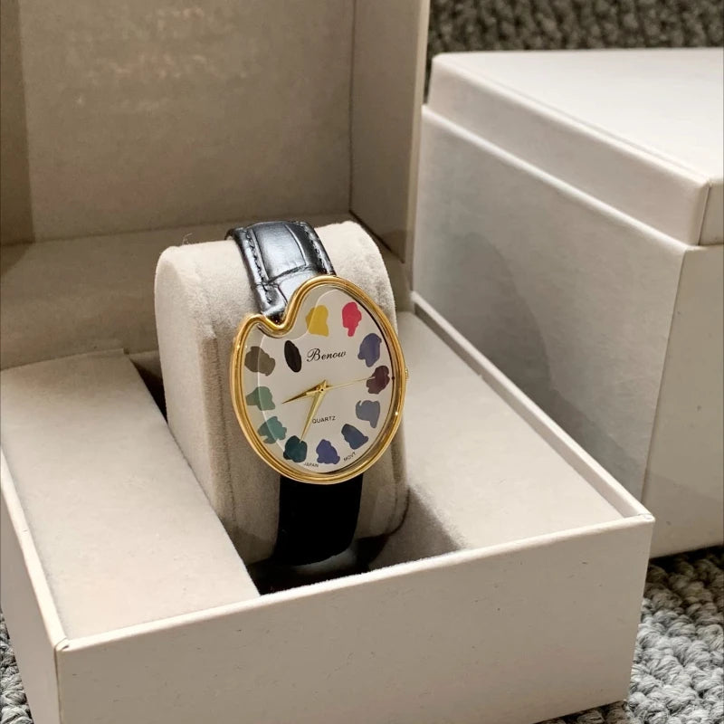 Studio Dial Leather Watch