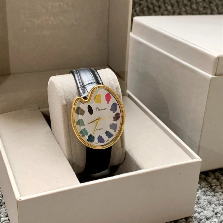 Studio Dial Leather Watch