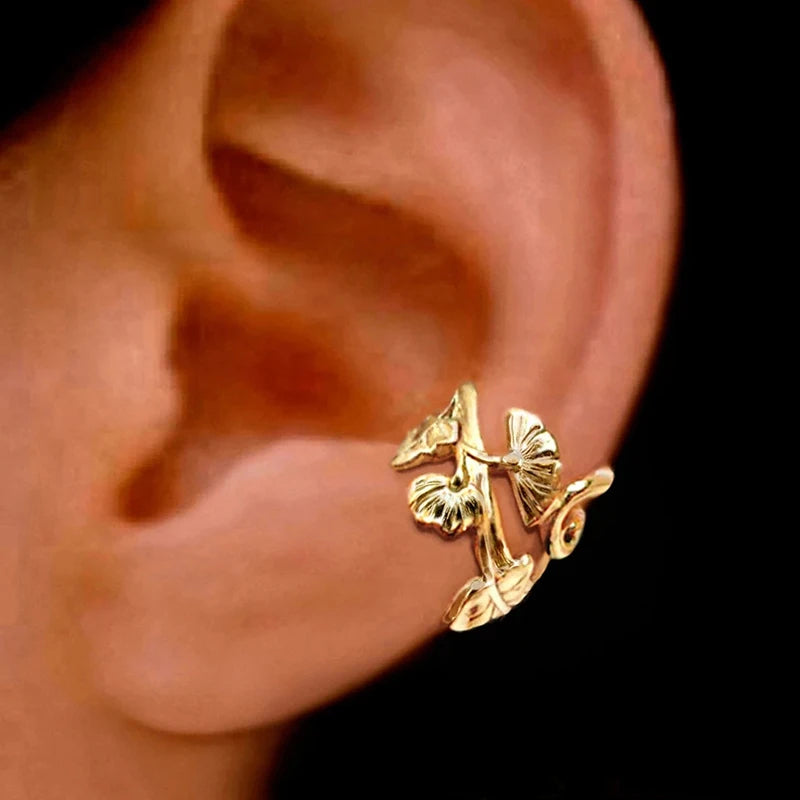 Mistral Leaf Ear Cuff
