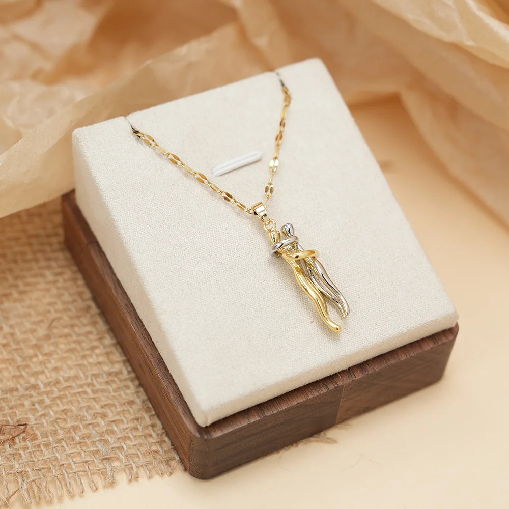 Lovers' Silhouette Necklace
