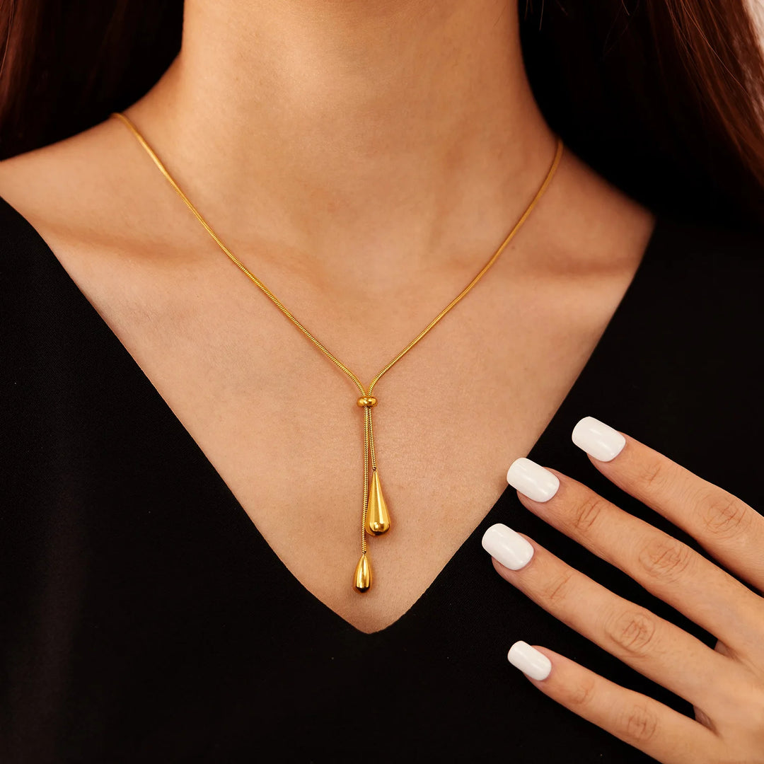 Cascade Drop Necklace