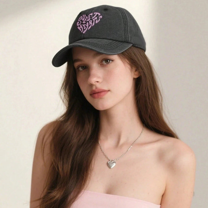 Sweet Hearts Washed Cap