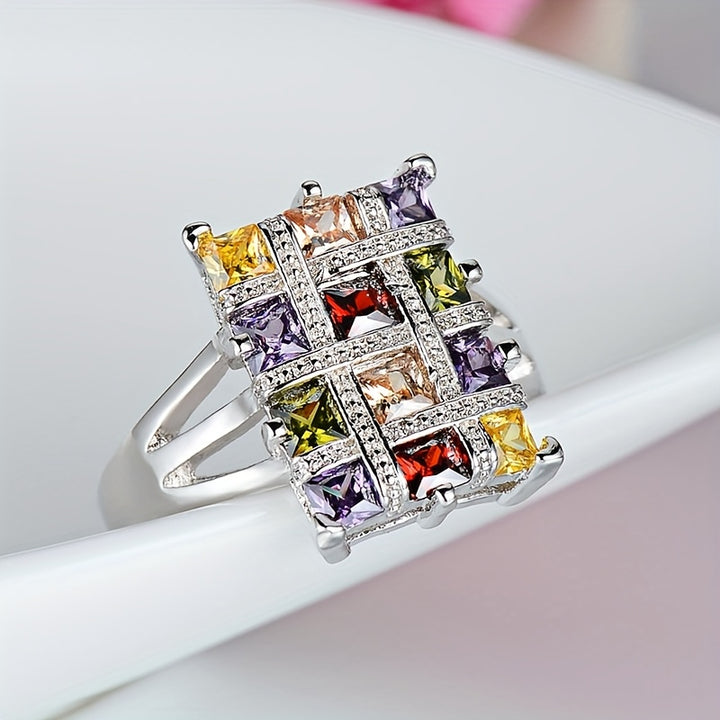 Mosaic Gem Ring