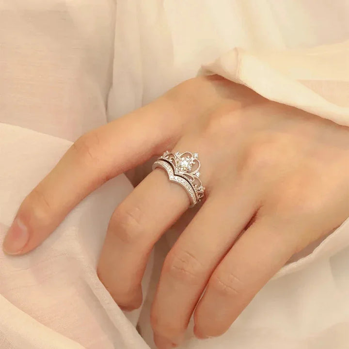 Ever After Crown Ring Set