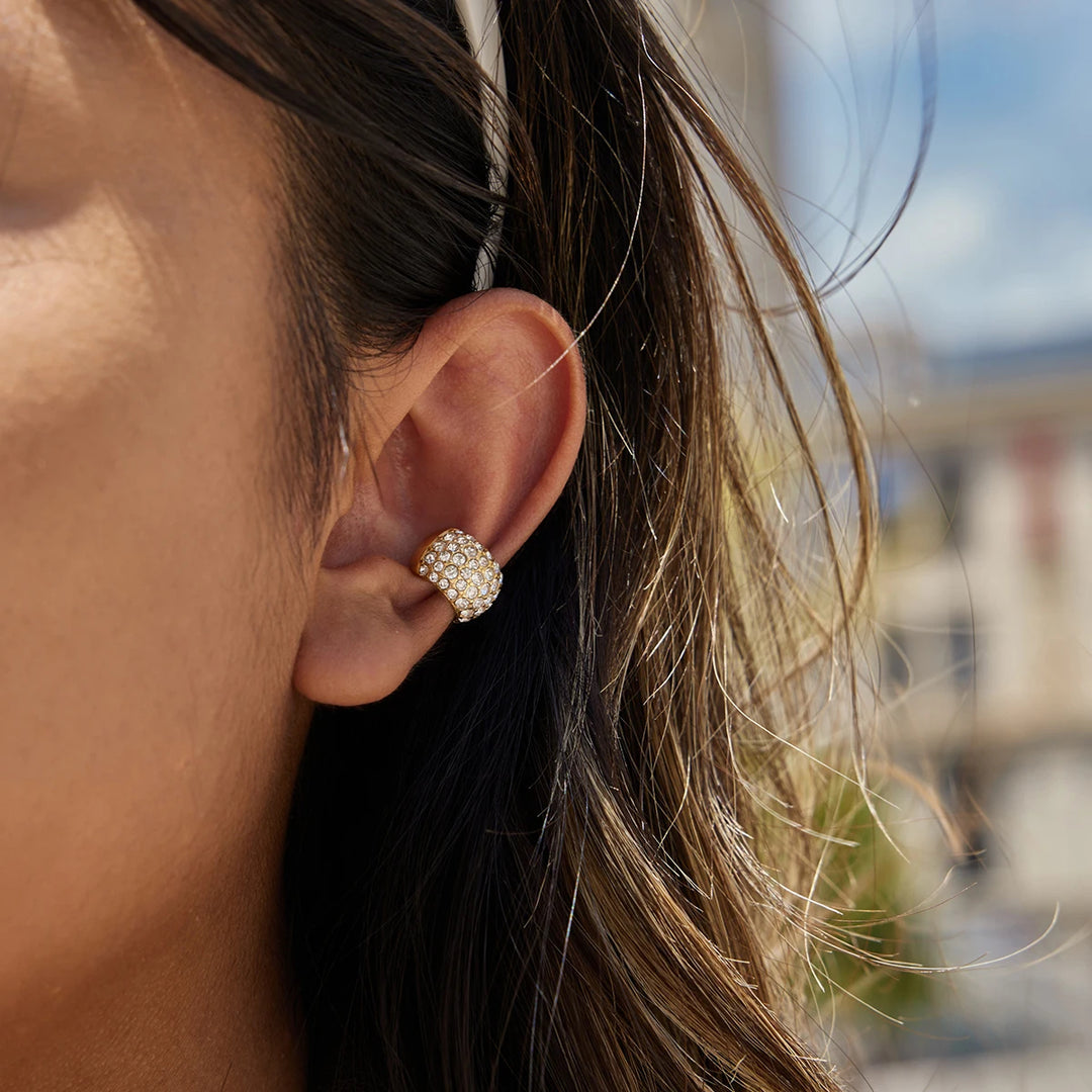 Aurelia Dome Ear Cuff & Earrings