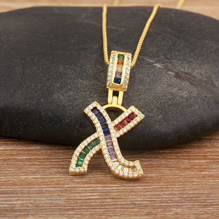 Prism Initial Necklace