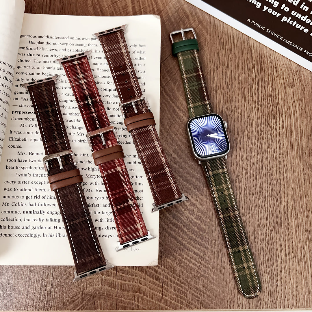 Tartan Apple Watch Band