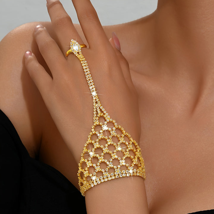 Starlit Lattice Hand Chain