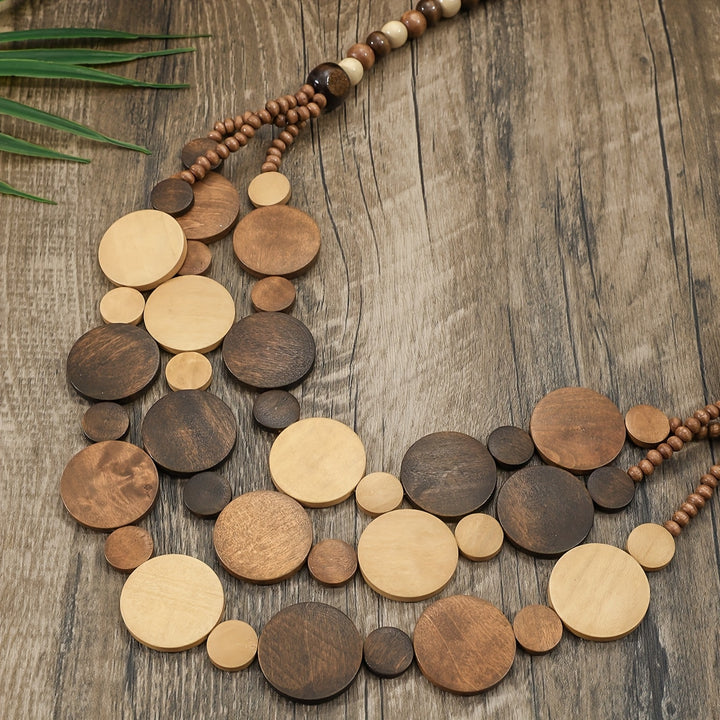 Sahara Circles Layered Necklace