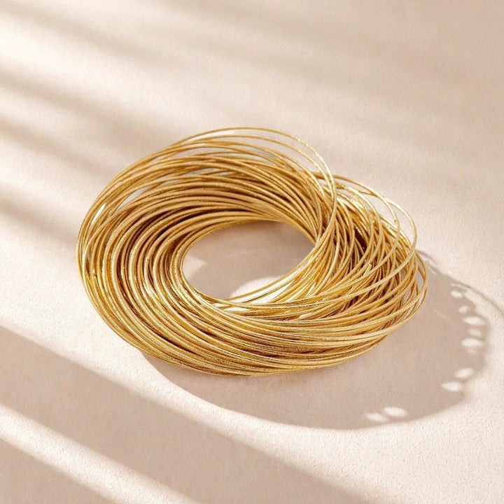 Halo Coil Bangle