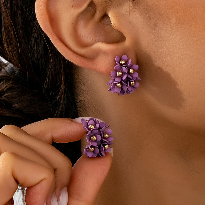 Lilac Burst Studs