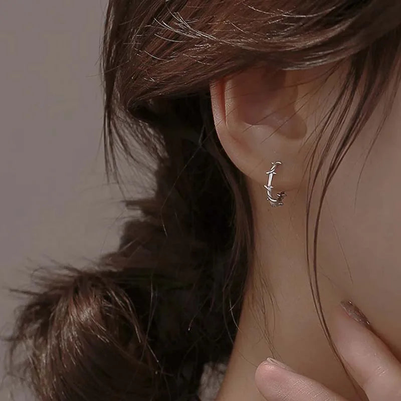 Thistle & Thorn Hoop Earrings