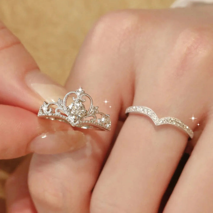 Ever After Crown Ring Set
