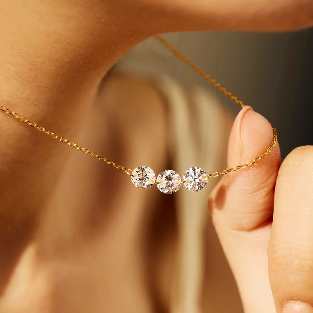 Three Wishes Crystal Necklace