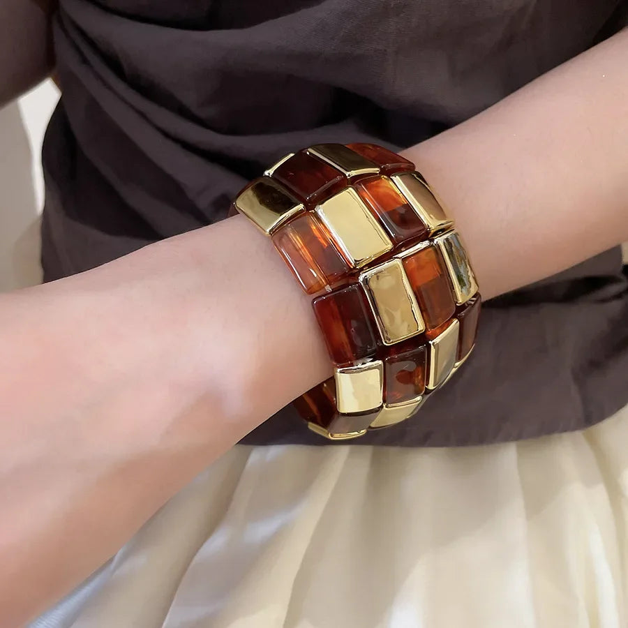 Mosaic Checker Bangle