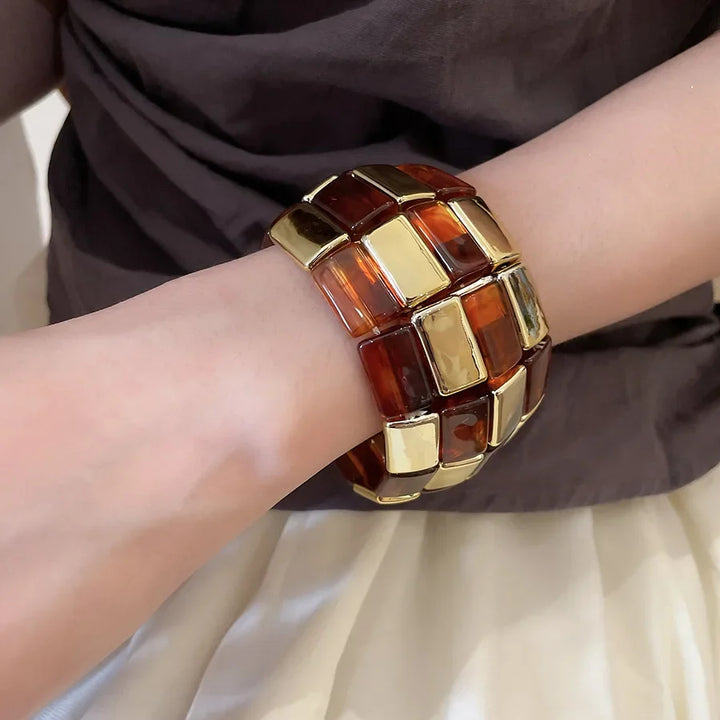 Mosaic Checker Bangle