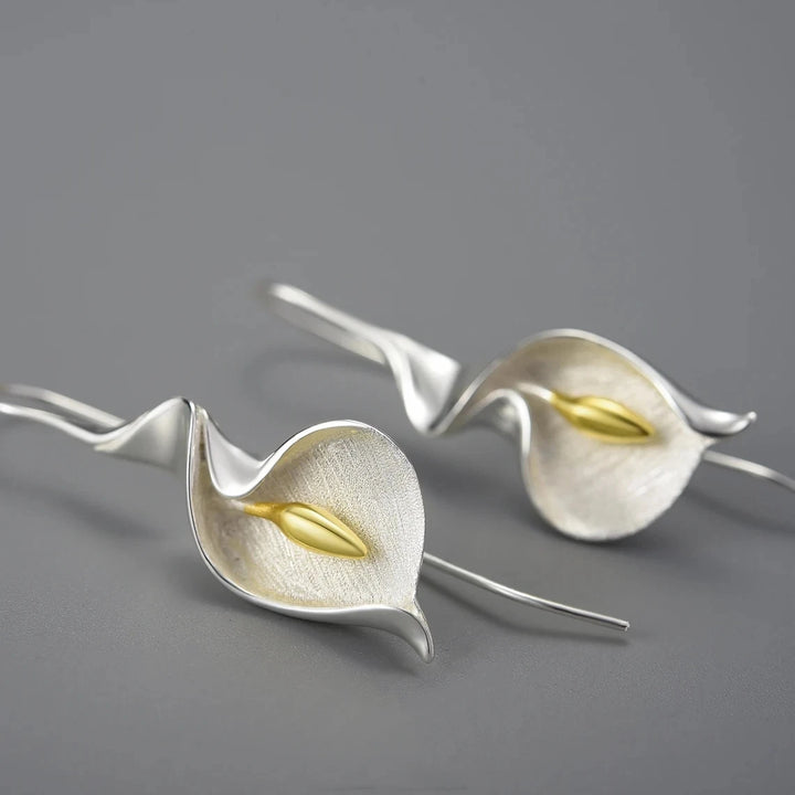 Calla Lily Drop Earrings