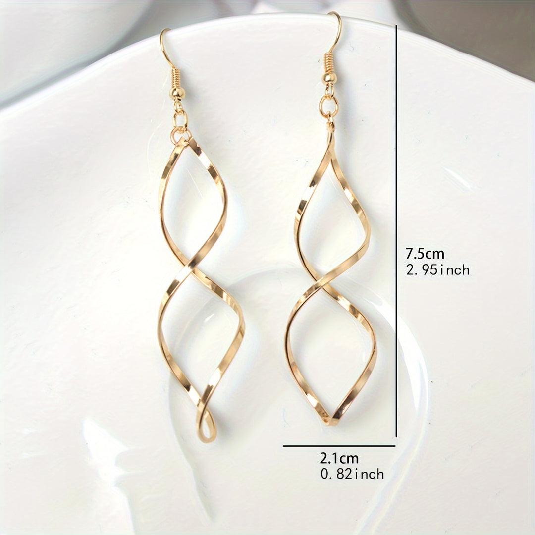 Helix Drop Earrings
