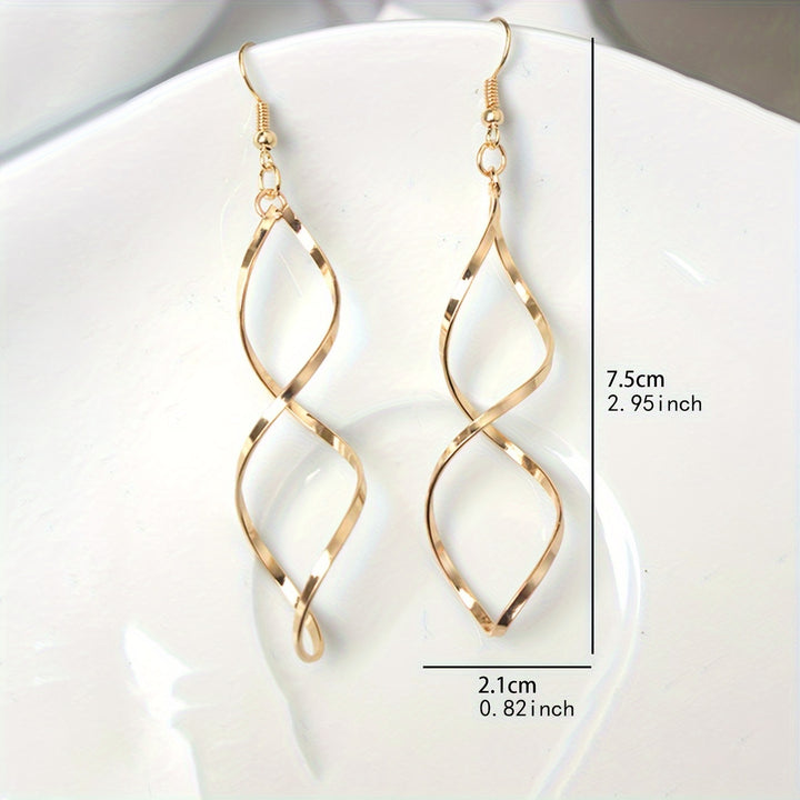 Helix Drop Earrings