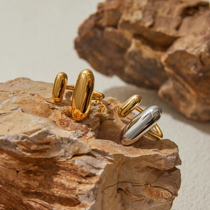 Duo Drop Ring